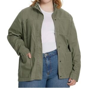 Vintage America Ladies' Anorak Jacket, Green